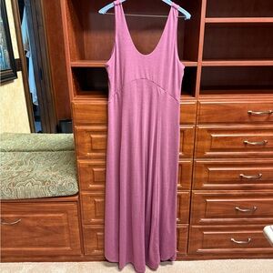 NEW Mauve Lounge Dress w/Side Slits
